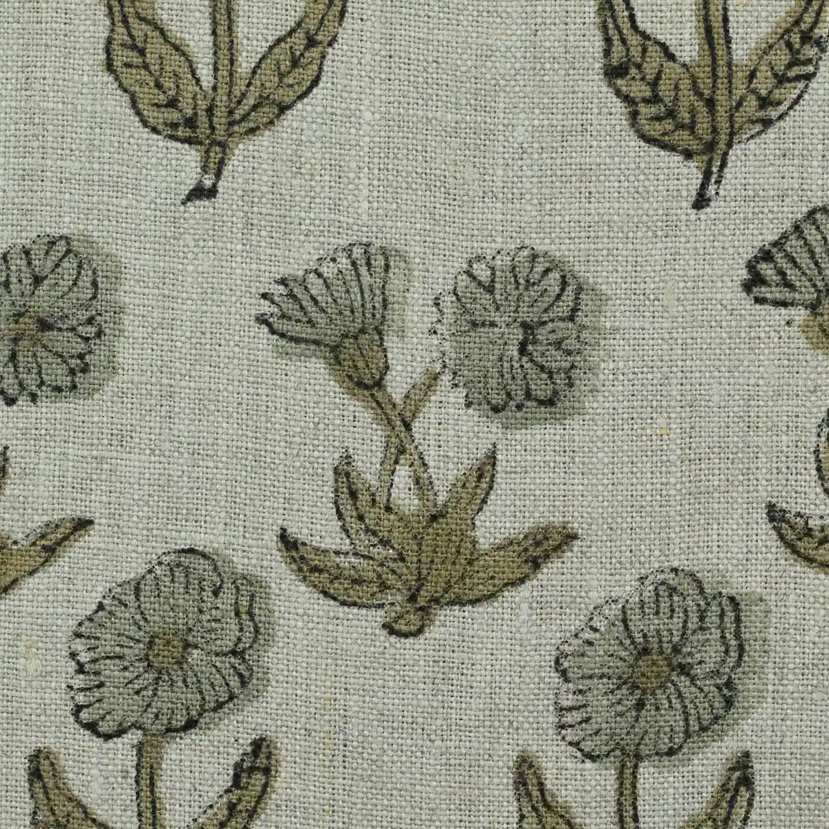 Amelia Premium Hand Block Printed Linen
