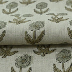 Amelia Premium Hand Block Printed Linen