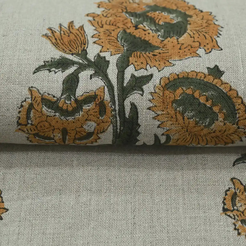 Veda Hand Block Linen