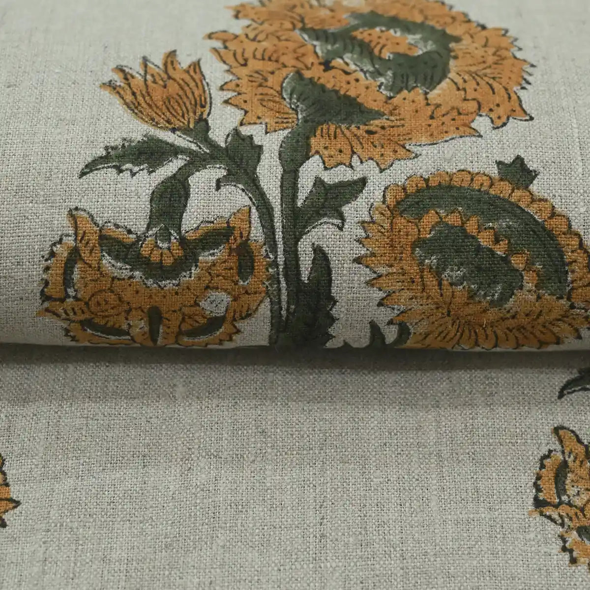 Veda Hand Block Linen