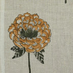 Ines Block Printed Linen Fabric