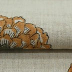Ines Block Printed Linen Fabric