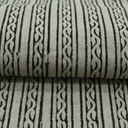 Gwen Hand Block Printed Upholstery Linen  Fabric