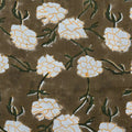 Joselyn Indian Hand Block Print Linen Fabric Swatch fabric swatch