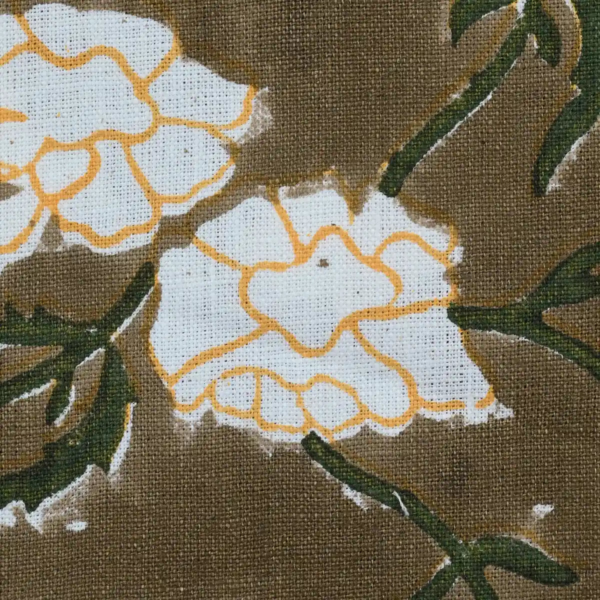 Joselyn Indian Hand Block Print Linen Fabric