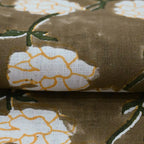 Joselyn Indian Hand Block Print Linen Fabric