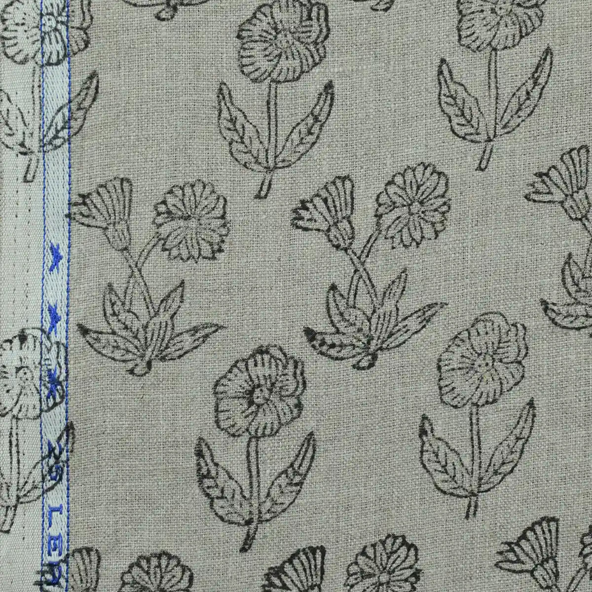Amelia Premium Hand Block Printed Linen