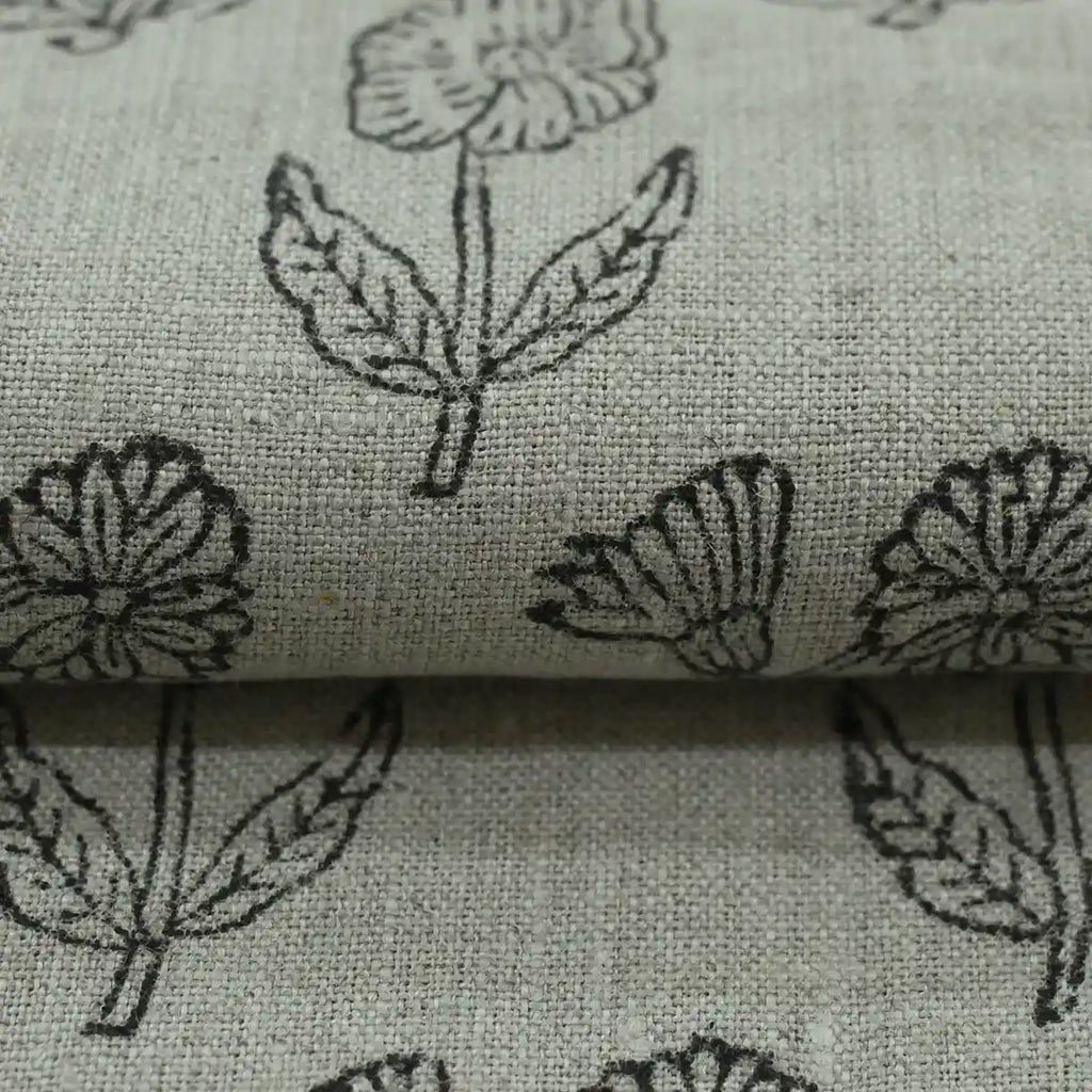 Amelia Premium Hand Block Printed Linen
