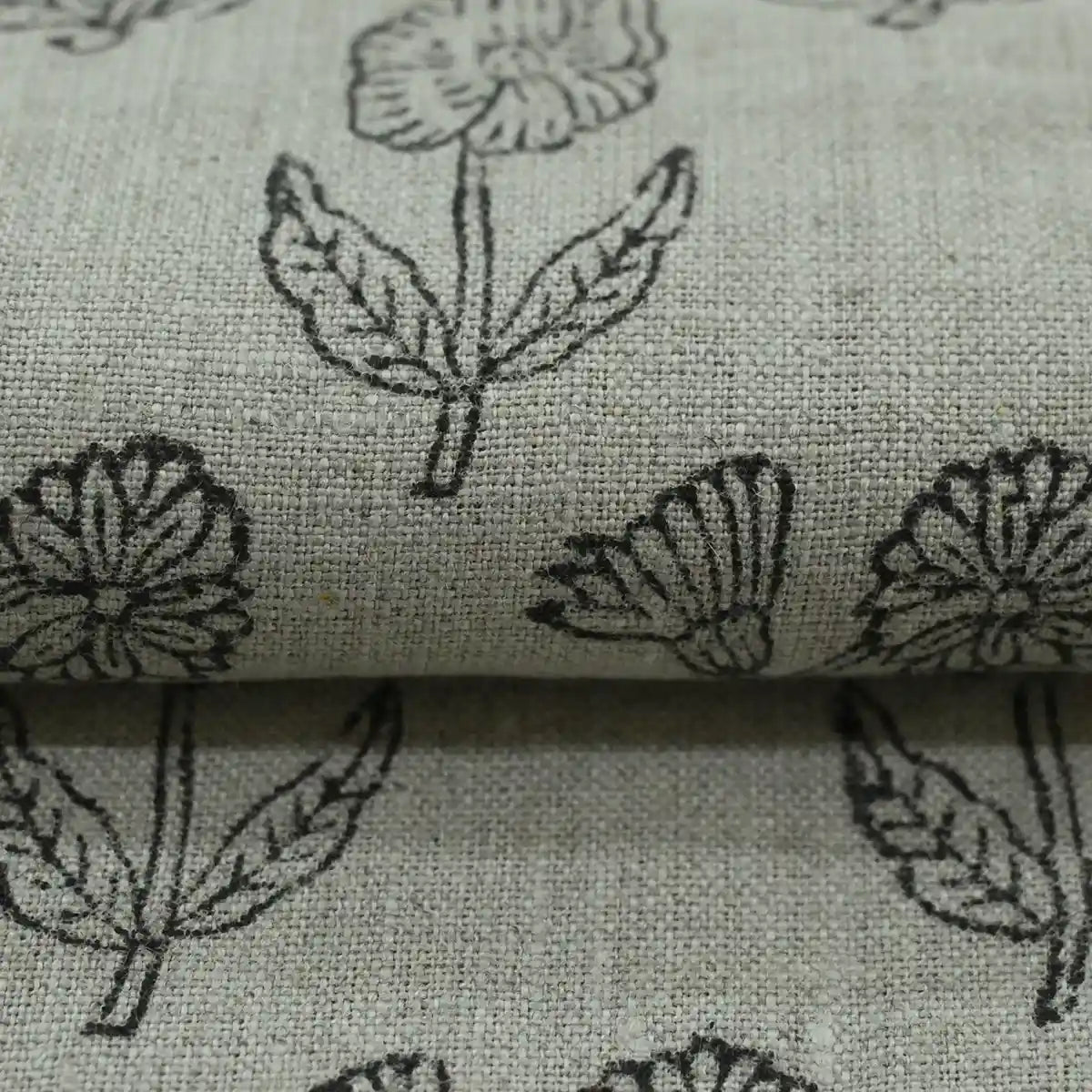 Amelia Premium Hand Block Printed Linen