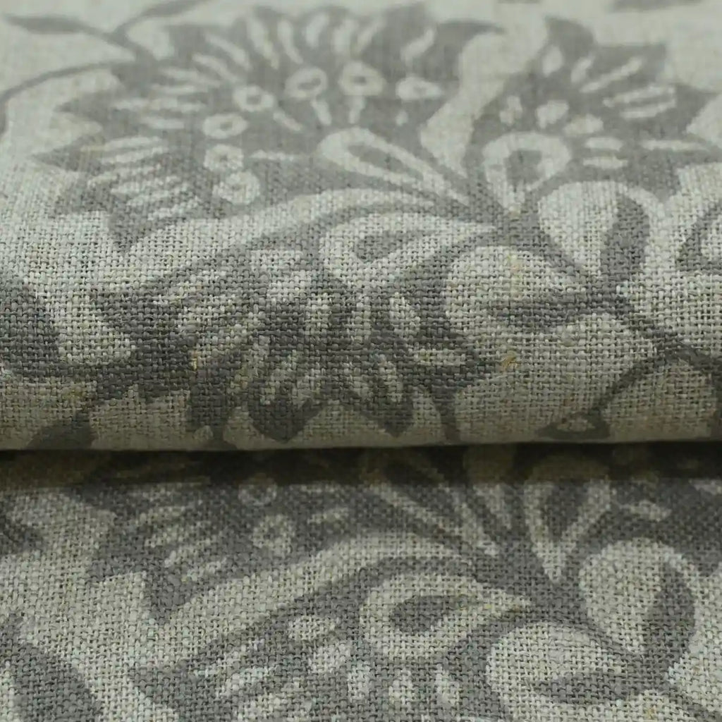 Willa Hand Block Printed Linen