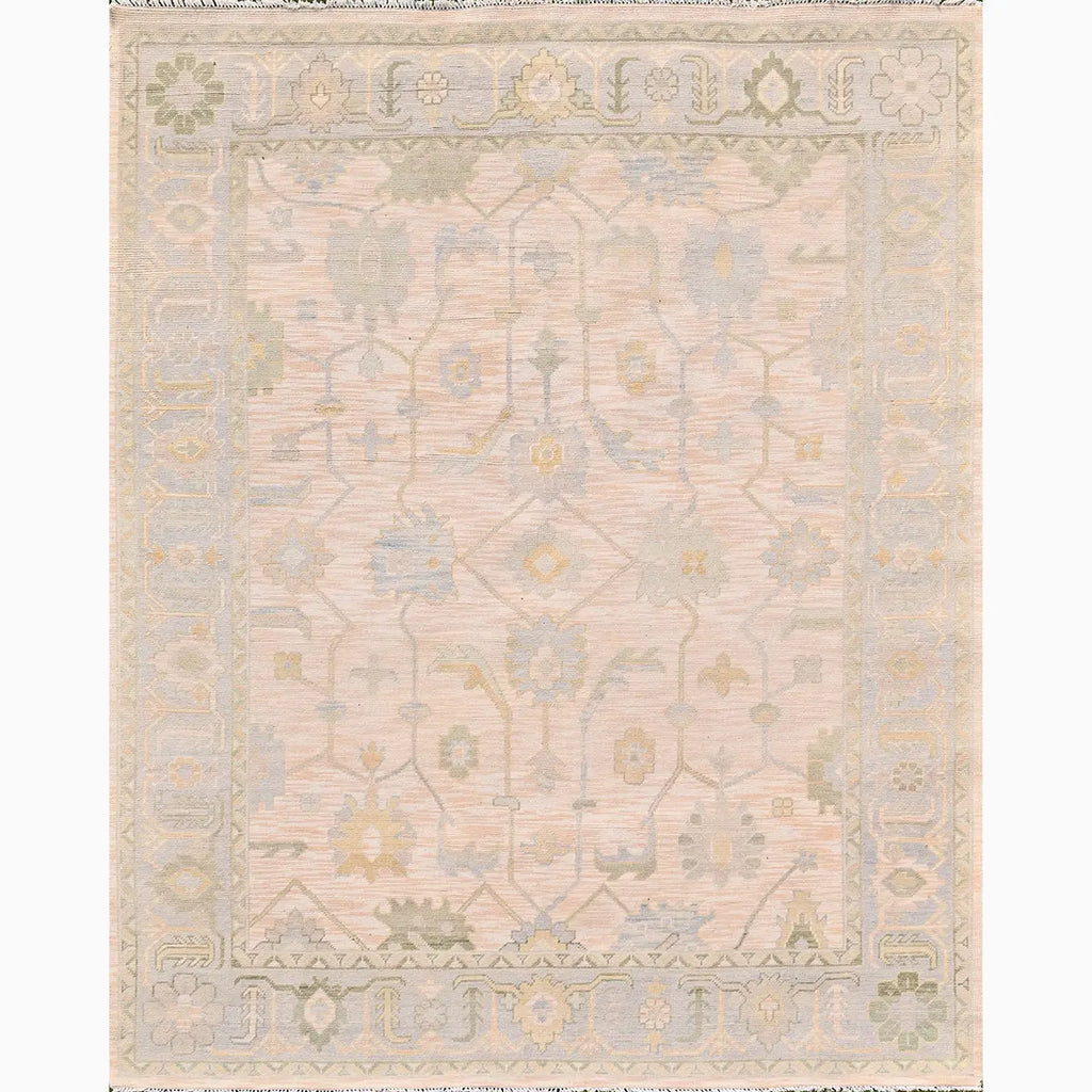 Banaras Hand Knotted Wool Rug Hand-Knotted