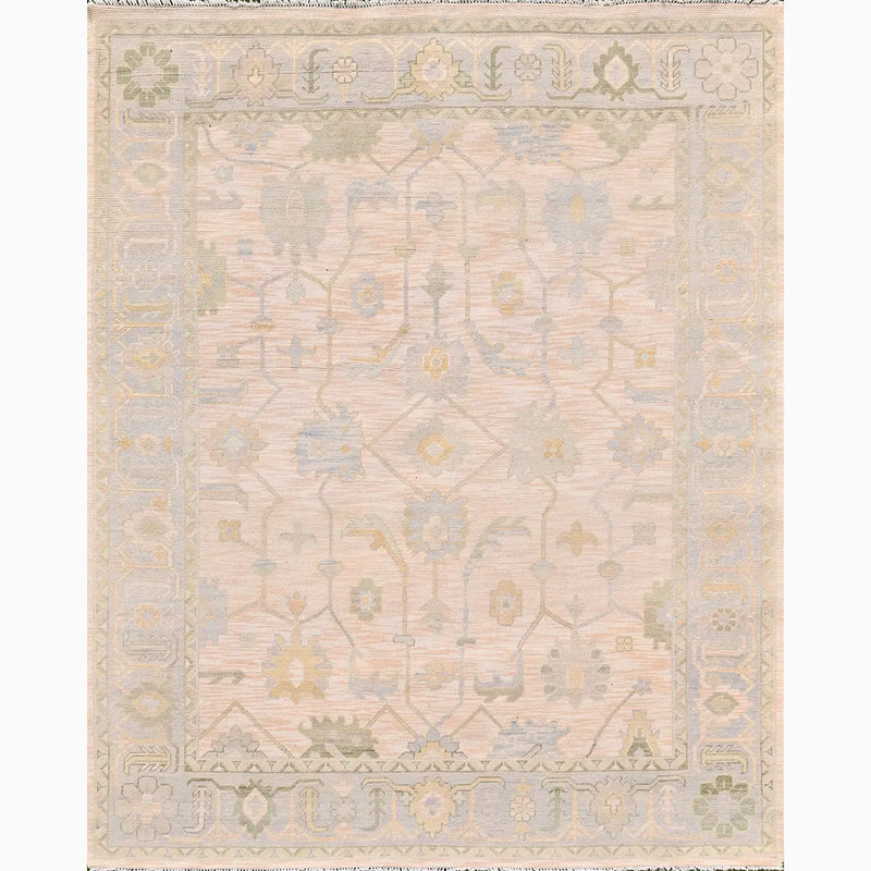Banaras Hand Knotted Wool Rug Hand-Knotted