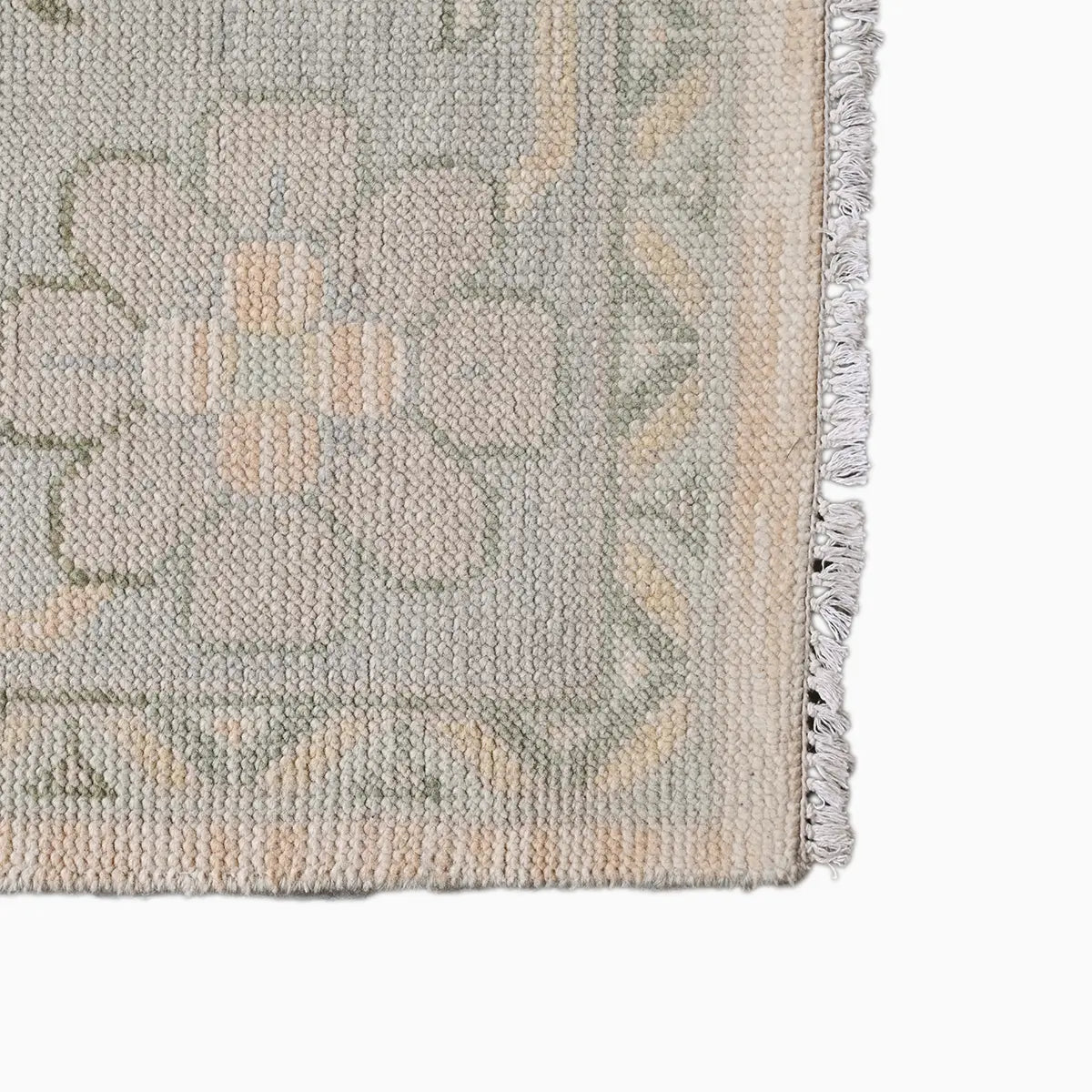 Banaras Hand Knotted Wool Rug Hand-Knotted