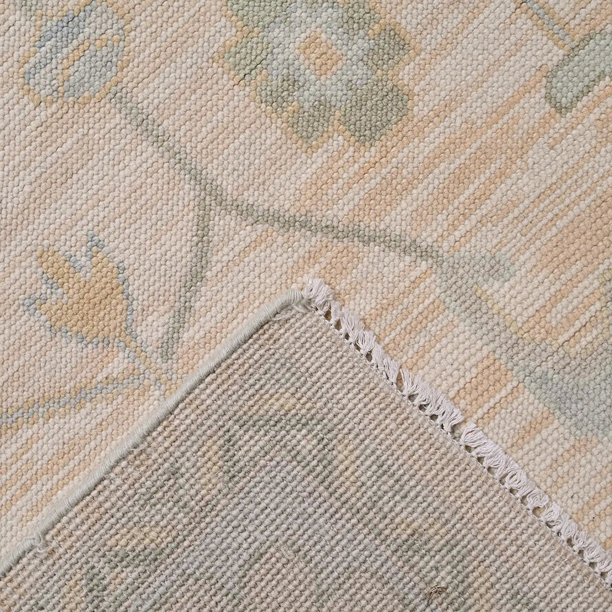 Banaras Hand Knotted Wool Rug Hand-Knotted