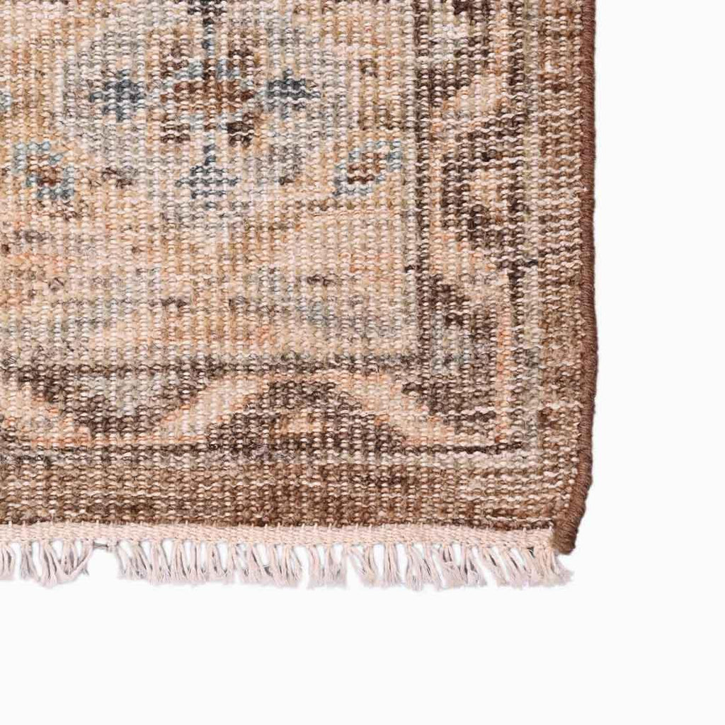 Lunflora Hand-Knotted Wool Rug Hand-Knotted