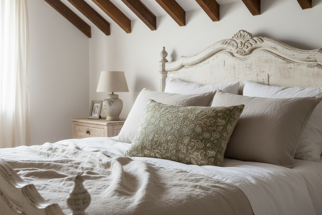 Agatha Botanical Print Deep Camel Pillow Cover Pillow Covers