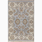 Alondra Hand-Knotted Wool Oushak Rug 12' x 18' Hand-Knotted