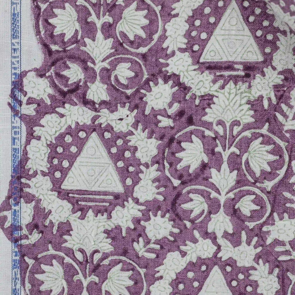 Amber Botanica White Linen Fabric by the Yard
