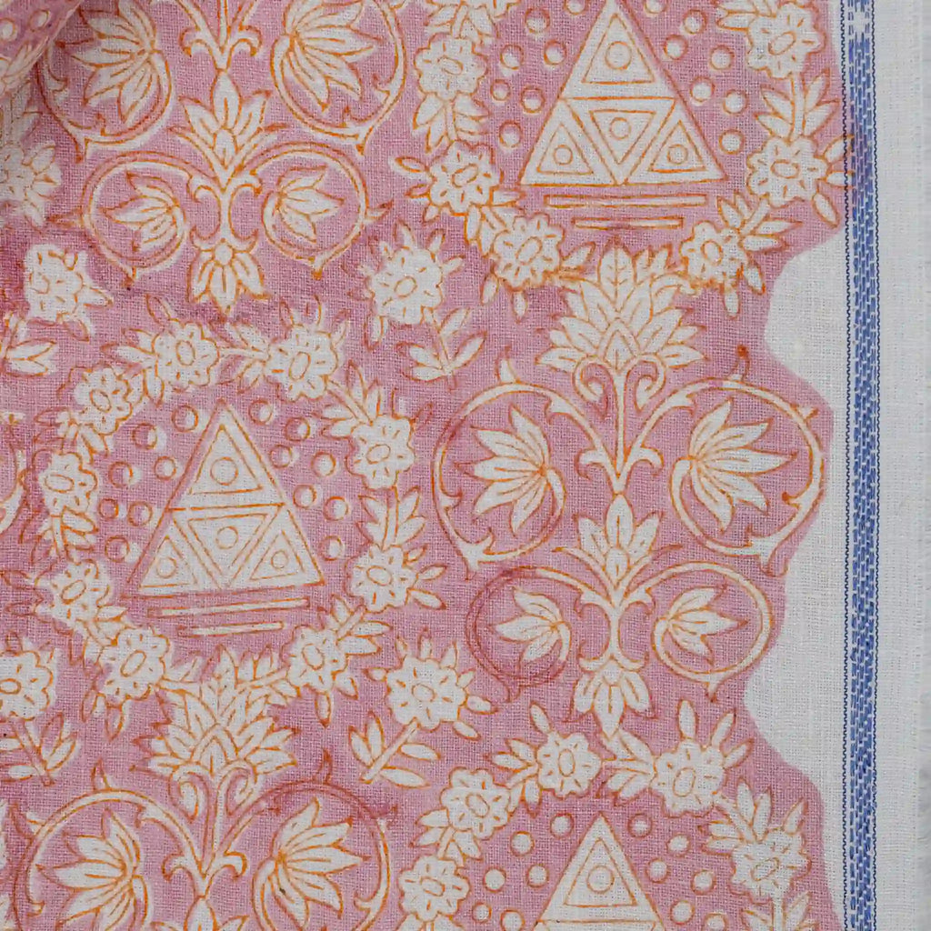 Amber Botanica White Linen Fabric by the Yard