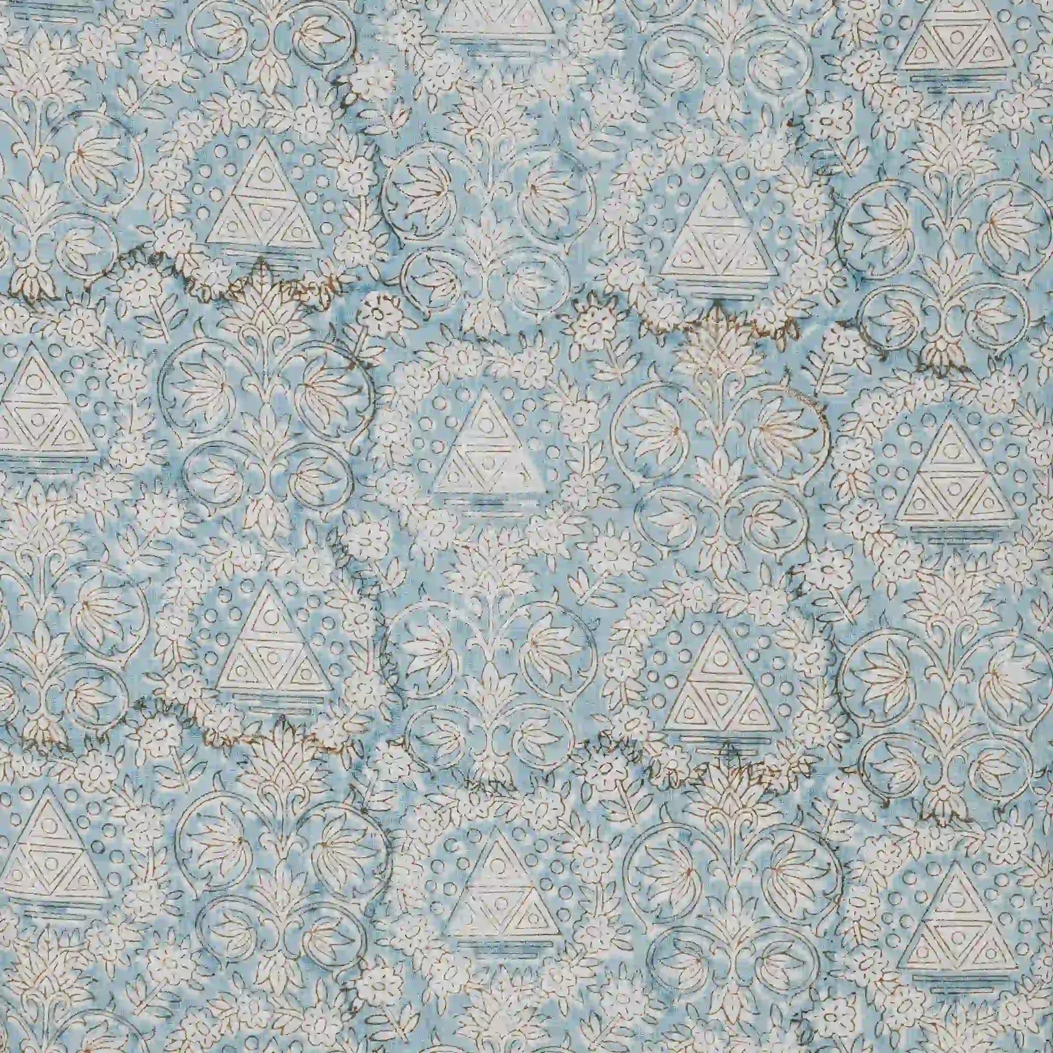 Amber Botanica White Linen Fabric by the Yard