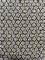 Jack Block Print Handloom Linen Linen Fabric