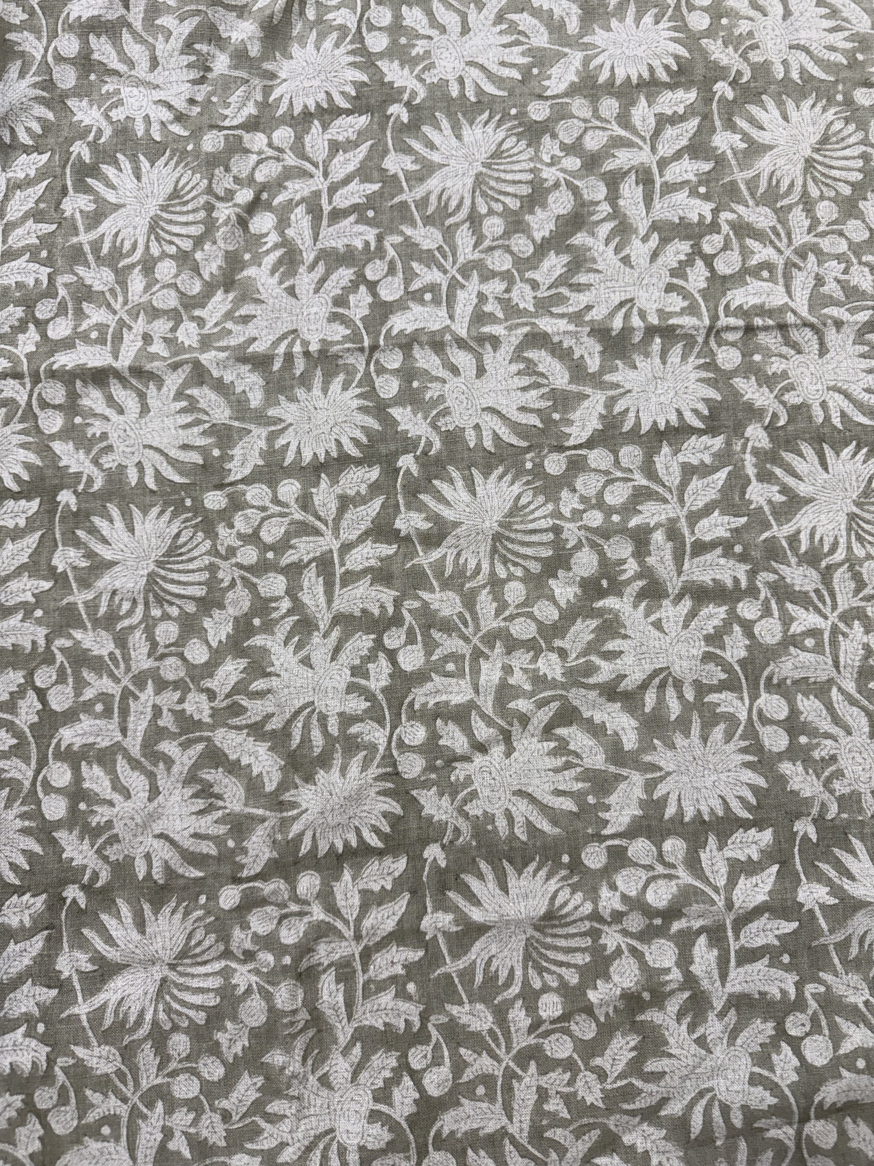 Malyn Handloom Block Print Linen Linen Fabric
