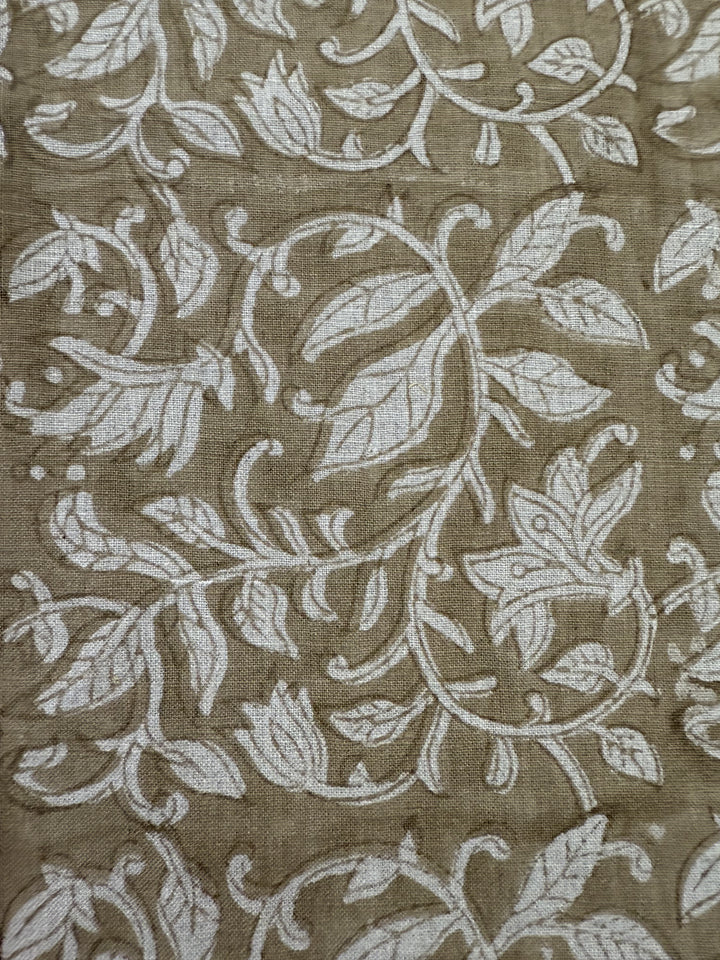 Artisanal Block Print Linen