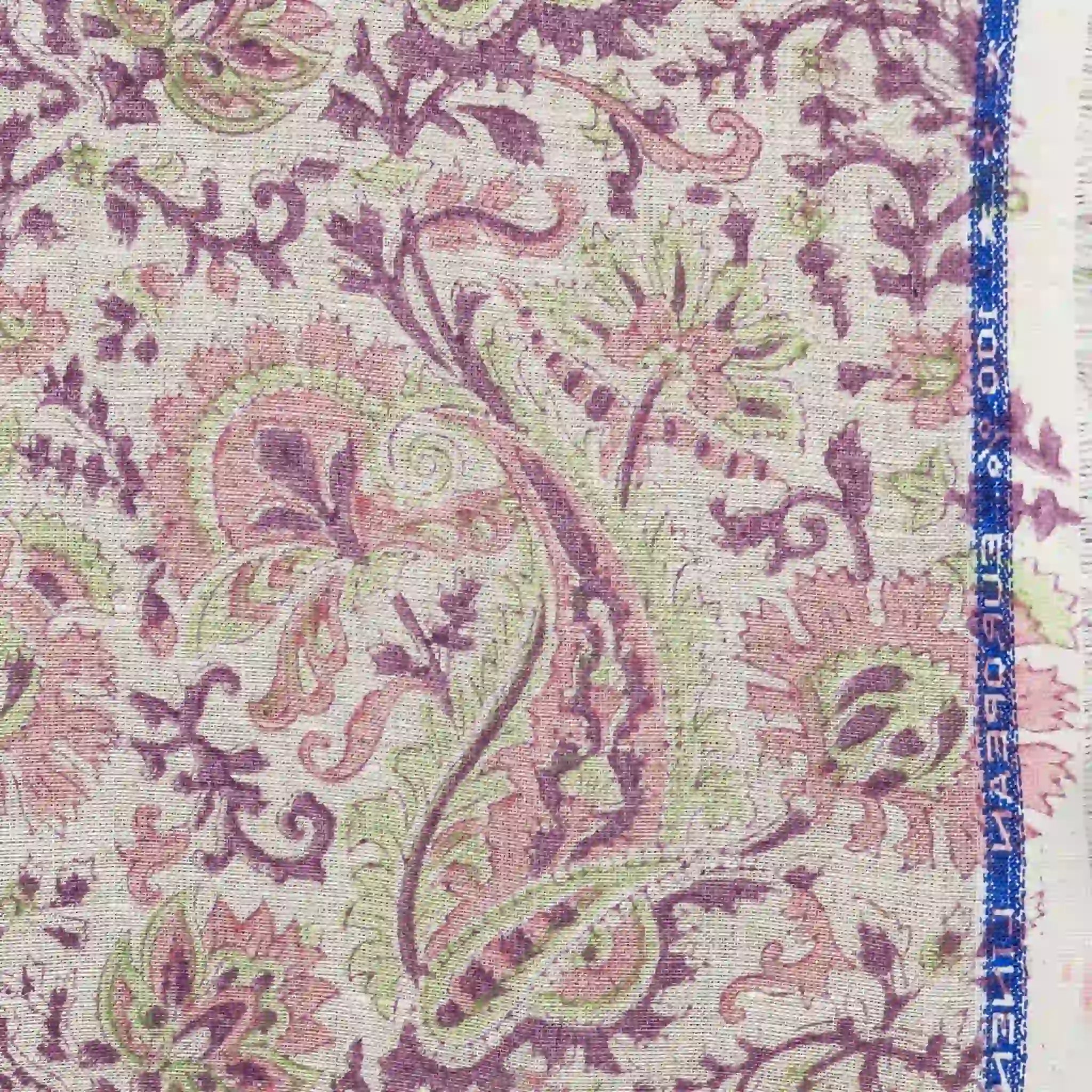 Autumn Briar Natural Linen Fabric by the Yard