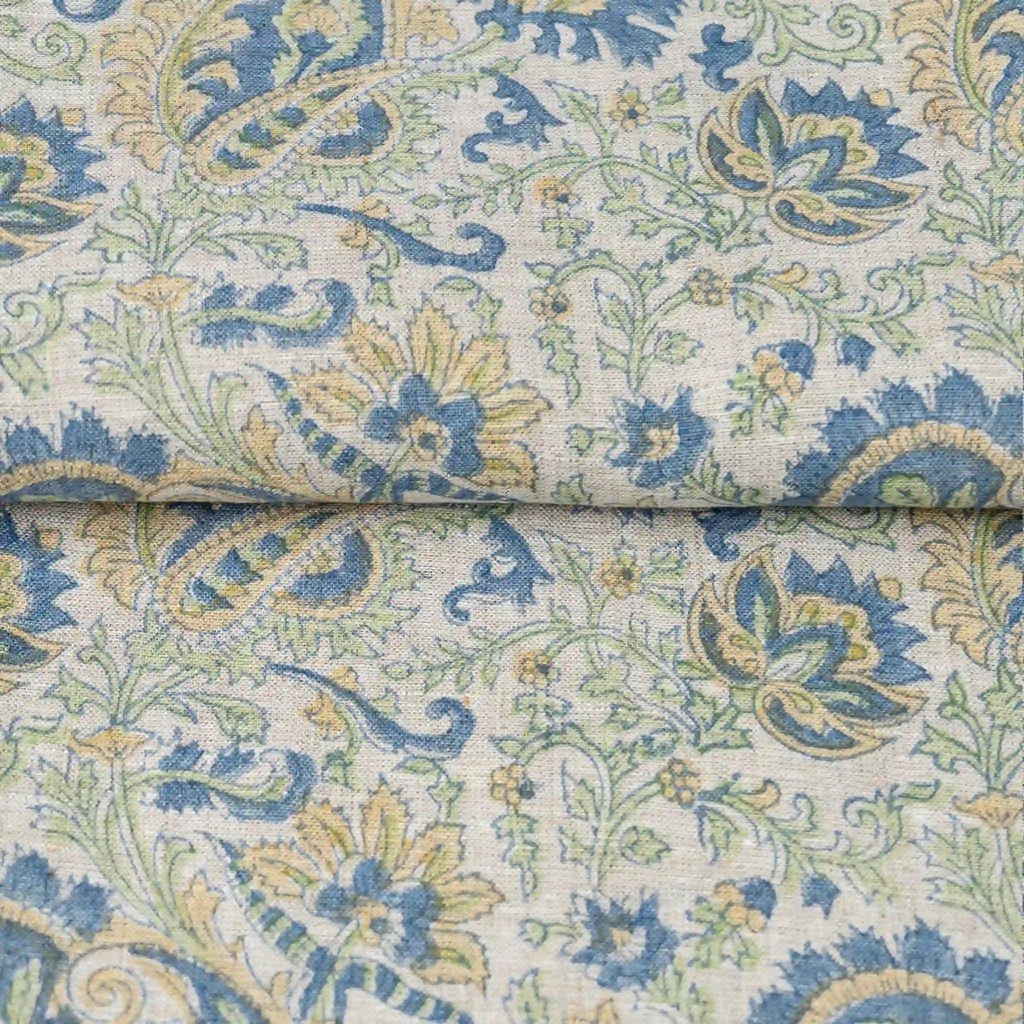 Autumn Briar Natural Linen Fabric by the Yard