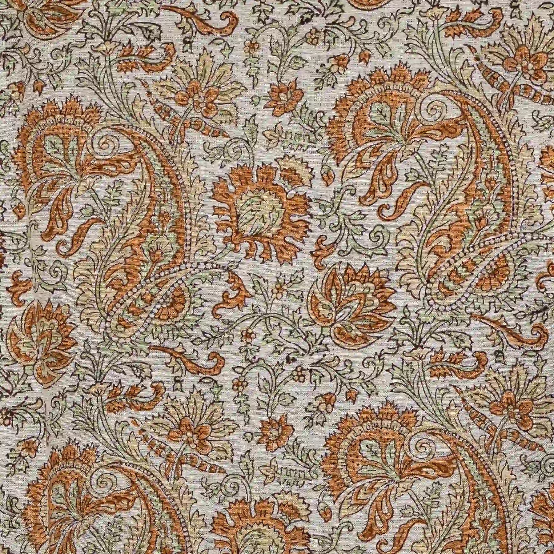 Autumn Briar Natural Linen Fabric by the Yard