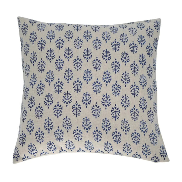 Louie Block Print Pillow Cover