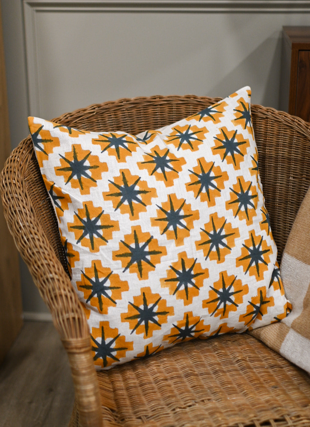 Kairo Geometric White Pillow Cover Pillow Covers