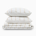 Dots and Linear Bedsheet Set Bedsheet