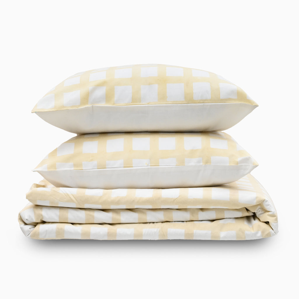 Checkered Bedsheet Set Bedsheet