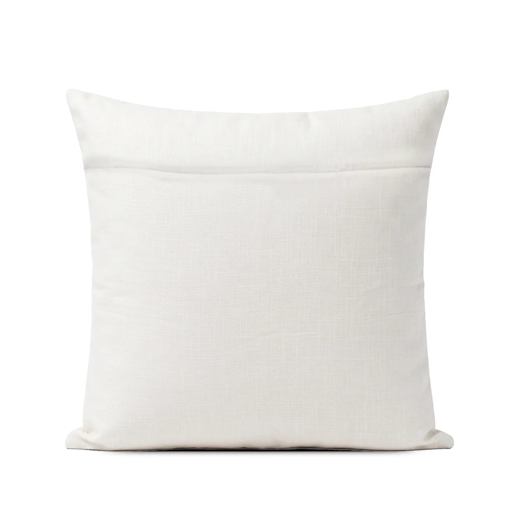 Berry Blossom Embroidered Botanical Cotton Cushion Cover