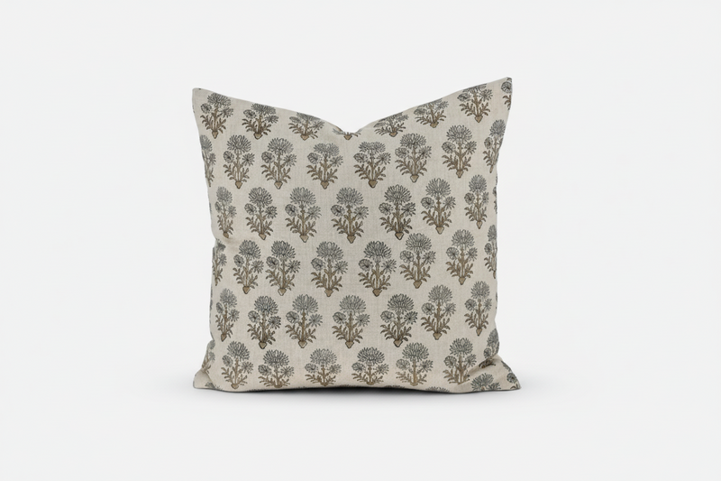Bette Ditsy Prints Warm White Pillow Cover Pillow Covers