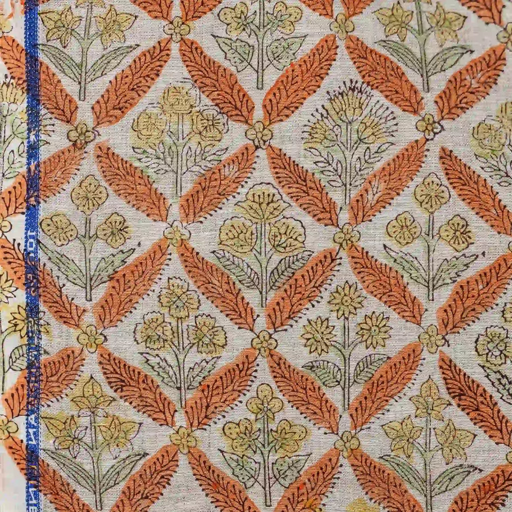 Birch Meadow Natural Linen Fabric by the Yard
