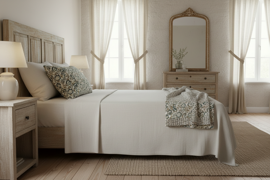 Breanne Botanical Print Beige Pillow Cover Pillow Covers