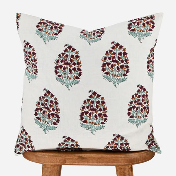 Brittany Block Print Pillow Cover