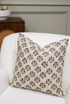 Isolde Ditsy Prints Oat Pillow Cover Pillow Covers