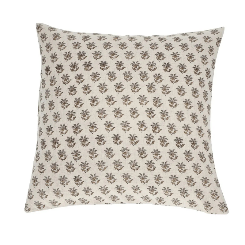 Julia Ditsy Prints Warm White Pillow Cover 26" x 26" Double Sided Pillow Covers