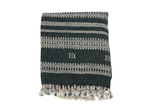 Bhujodi Table Runner - Dark Blue Table Runners
