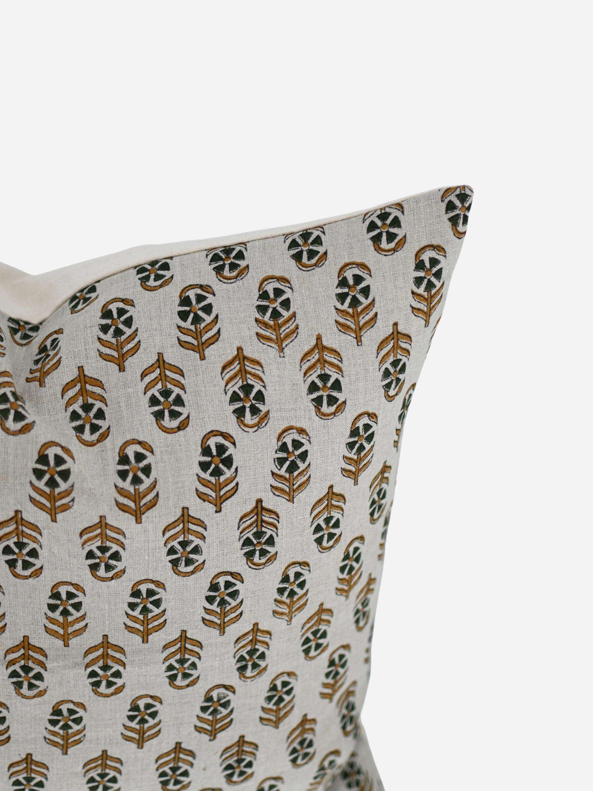 Meadow Ditsy Prints Natural Linen Pillow Cover Pillow Covers