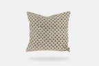 Zinni Ditsy Prints Warm White Pillow Cover 26" x 26" Double Sided Pillow Covers