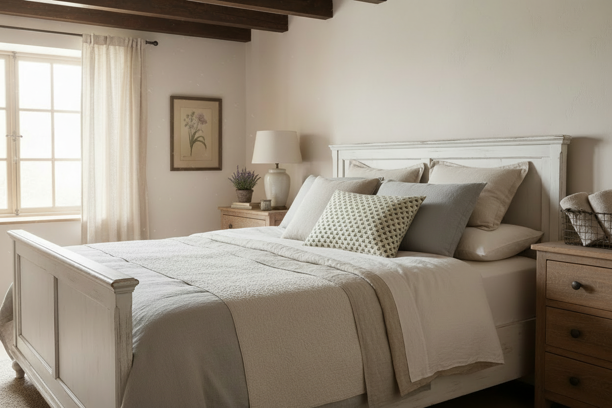 Zinni Ditsy Prints Warm White Pillow Cover Pillow Covers