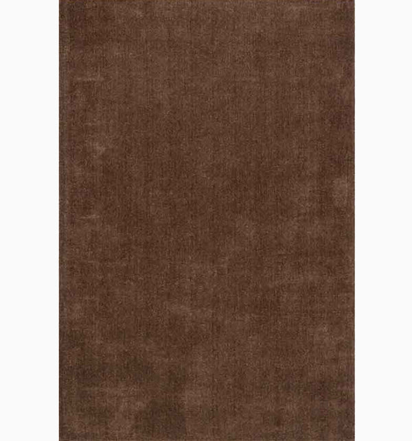 Cacao Bean Hand Tufted Solid Wool Rug