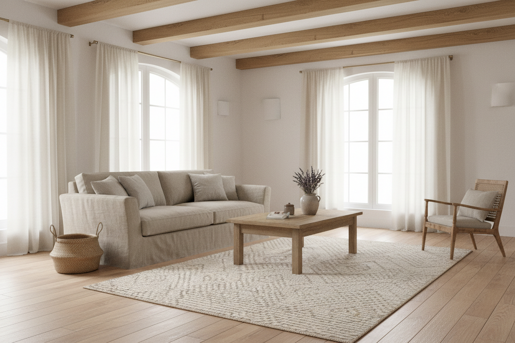 Caelan Hand-Knotted Wool-Blend Rug Hand-Knotted