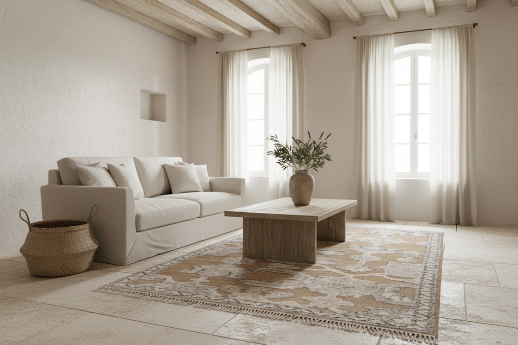 Calder Handwoven Jute-Blend Rug Handwoven
