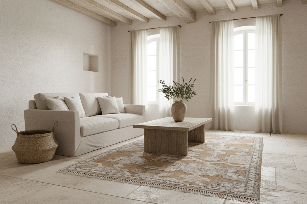 Calder Handwoven Jute-Blend Rug Handwoven