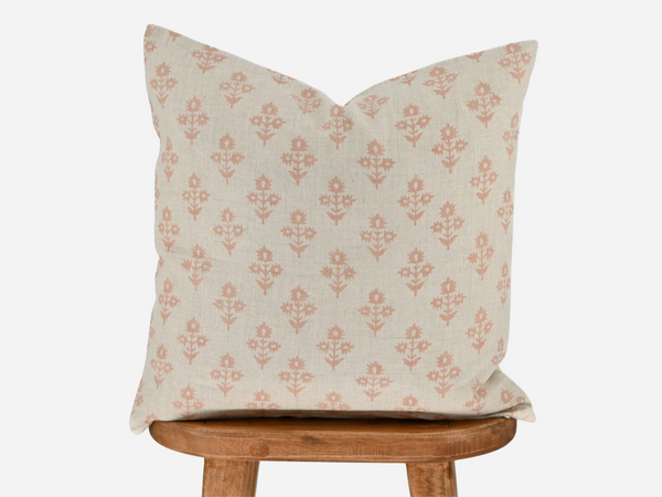 Cary Block Print Pillow Cover